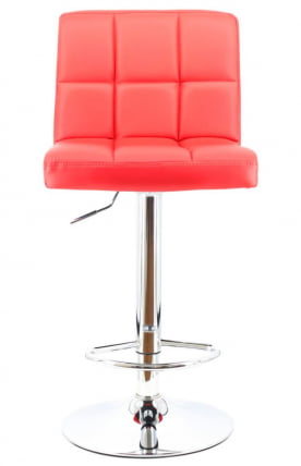 Барный стул Everprof Asti Экокожа Красный_1