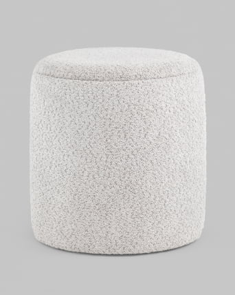 Пуф Taks букле (светло-серый)_1