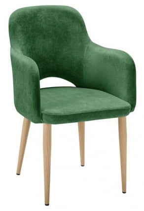 Стул Ледгер К греен грасс/нат.дуб / Ledger green grass/нат.дуб_0