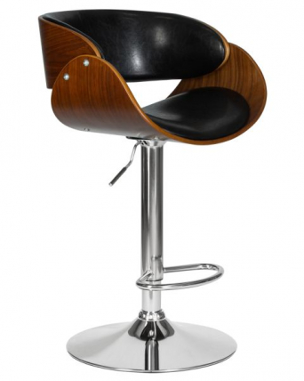 Стул барный DOBRIN JOHN (цвет сиденья черный глянец PU ABD 002) 2 шт_1