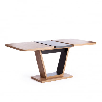 Стол обеденный VOX ЛДСП, 132-172x85x75,5 см, Дуб артисан/Графит_6