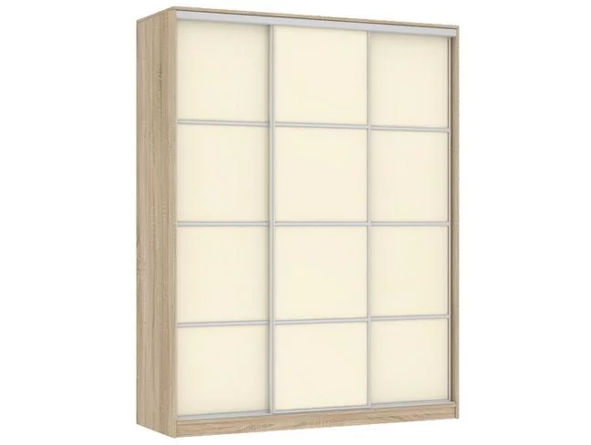 Шкаф-купе Бассо 2-600 Дуб сонома / Крем_0