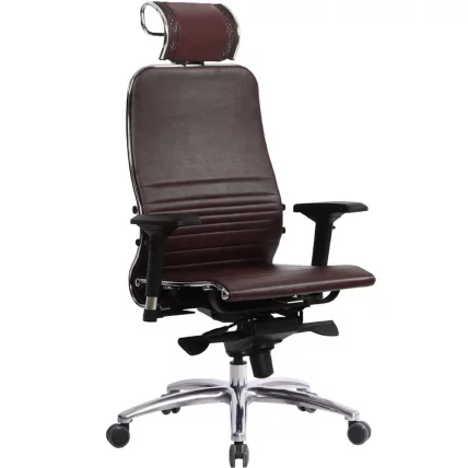 Кресло руководителя Samurai K-3.04 Темно-бордовое_0