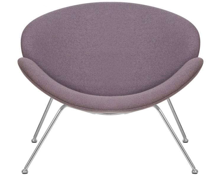 Кресло дизайнерское DOBRIN EMILY Серая ткань AF7_5