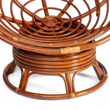Кресло-качалка PAPASAN/ПАПАСАН w 23/01 B /без подушки/ 115х78х104 см, Pecan (орех)_7