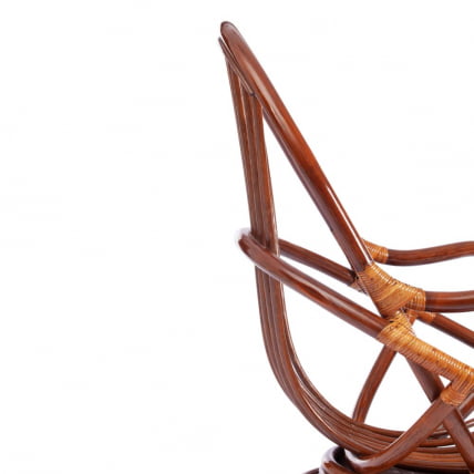 Кресло вращающееся FLORES 5005 /без подушки/ Pecan (орех)_4