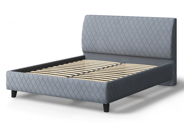 Кровать Хилтон, 2000 * 1600 мм, серый_1