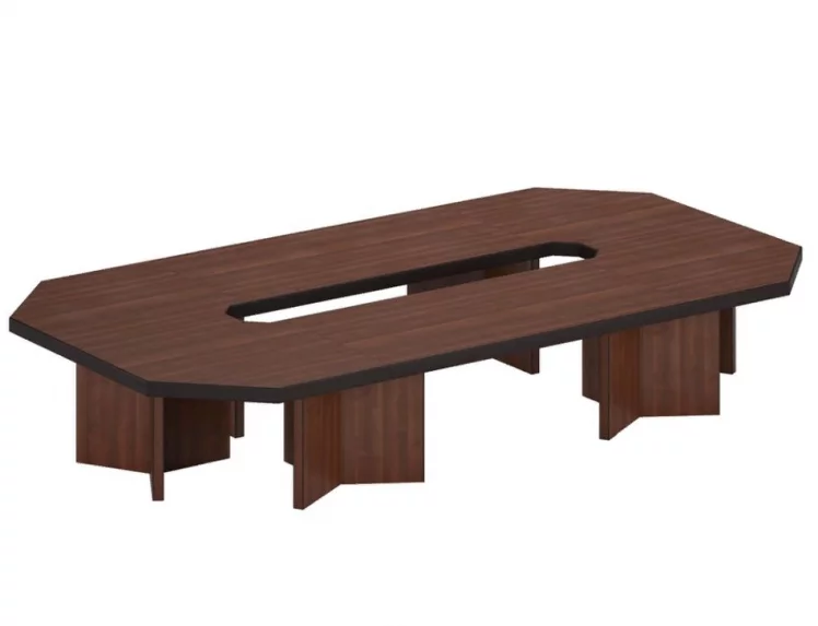 Система столов переговоров BERN 3 Темный орех_0