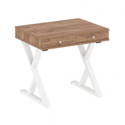 Стол письменный HOME OFFICE VR.SP-1-79.M Дуб Табак/Белый металл_0