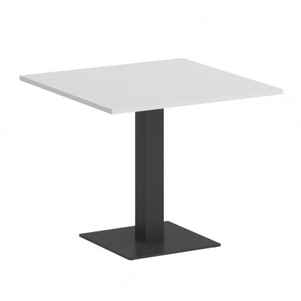 Стол журнальный квадратный HOME OFFICE VR.SP-5-90.2 Белый/Антрацит металл_0