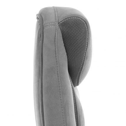 Кресло руководителя Cambridge metalBL велюр/ткань, серый, 29/12_9