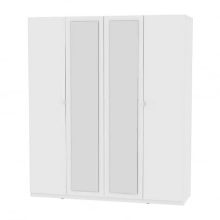 Шкаф распашный R-198х180х60-1-TR-M(Белый)_0