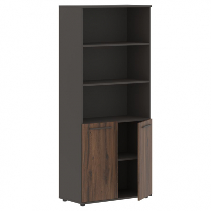 Шкаф с одним комплектом глухих малых дверей EDIS EHCS 85.5 Дуб Денвер темный Мокко Мокко_1