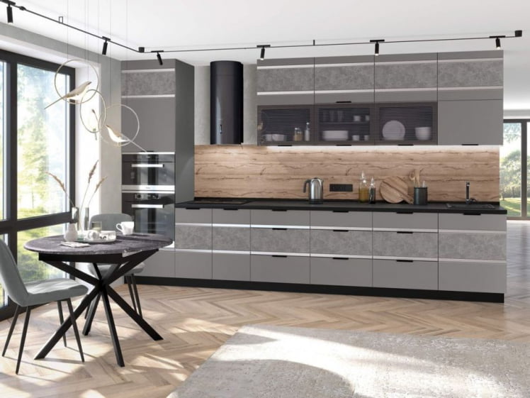 Шкаф-витрина Грейс 105.15 левый Оникс Кубанит_3