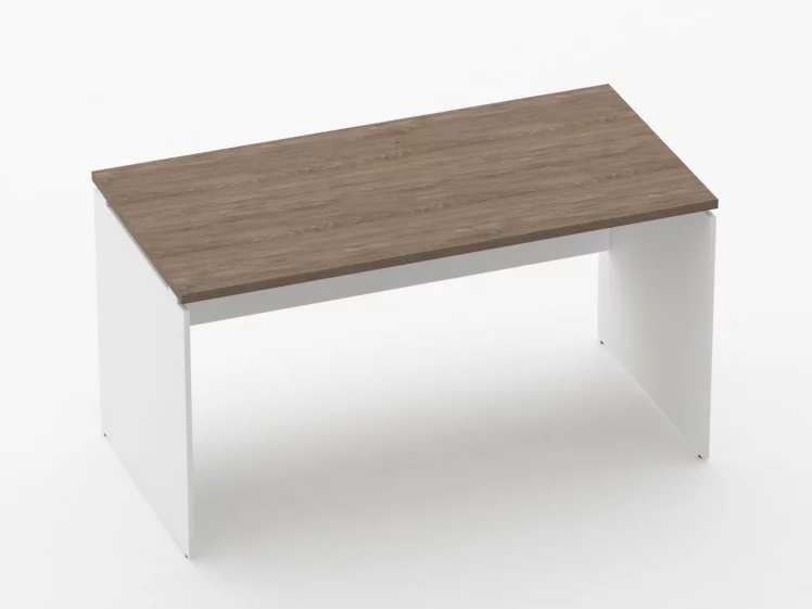 Стол прямой Deka ЛДСП каркас 75.07.14 Дуб Верцаска/Белый_0