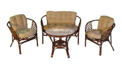 Комплект Багама с диваном, подушки светлые обычные Bahama10 молочный шоколад_0