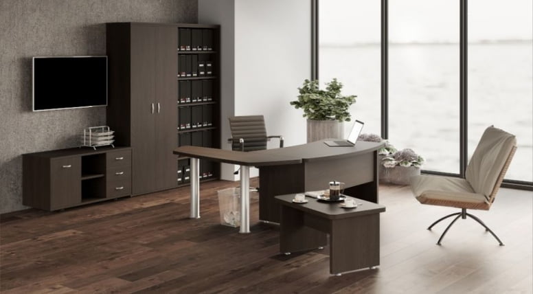 Шкаф комбинированный с замком, правый Танго Ш64Т-04Rз Венге_3