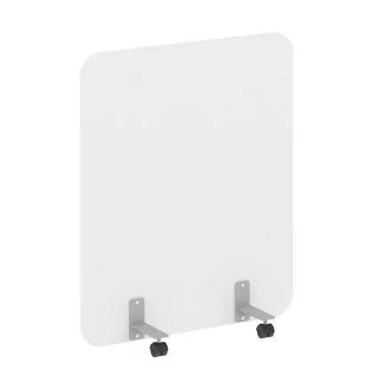 Перегородка на металлических опорах, на роликах R-line  DP.R-100-120 Белый Бриллиант_0