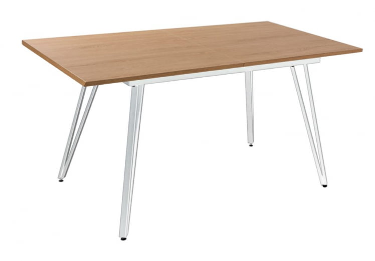 Стол раскладной Диего 140-180 white Дуб Корбридж_0