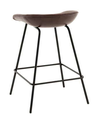 Стул полубарный Фуриоса экокожа коричневый_5