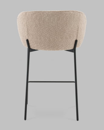 Стул полубарный Тисдейл букле бежевый_4