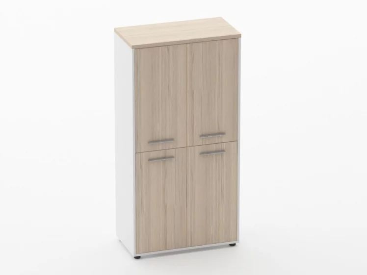 Шкаф 3 широкий закрытый, 4 двери Deka 10.16.121 Туя/Белый_0