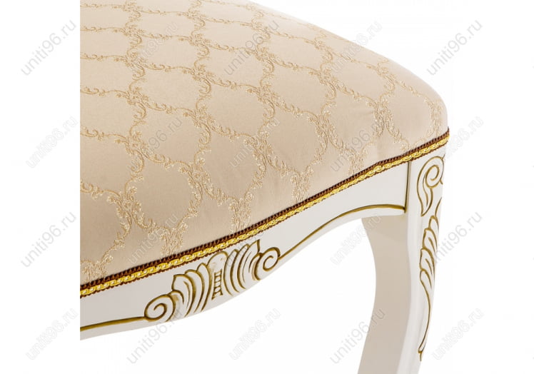 Стул деревянный Лауро Патина золото-Бежевый_8