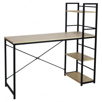 Стол на металлокаркасе BRABIX LOFT CD-005 Дуб натуральный_3