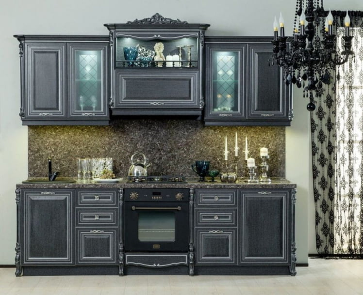 Шкаф для вытяжки Италия ЛД 275.980.000 Черный Дуб темный_3