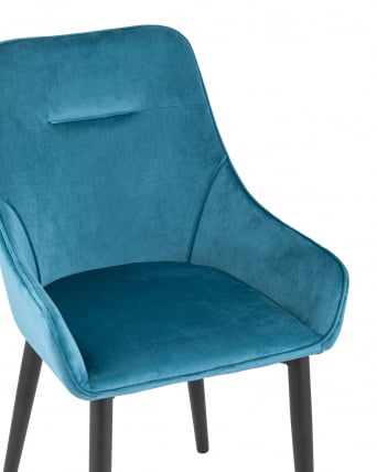 Стул Диана NEW велюр Темно-бирюзовый_1