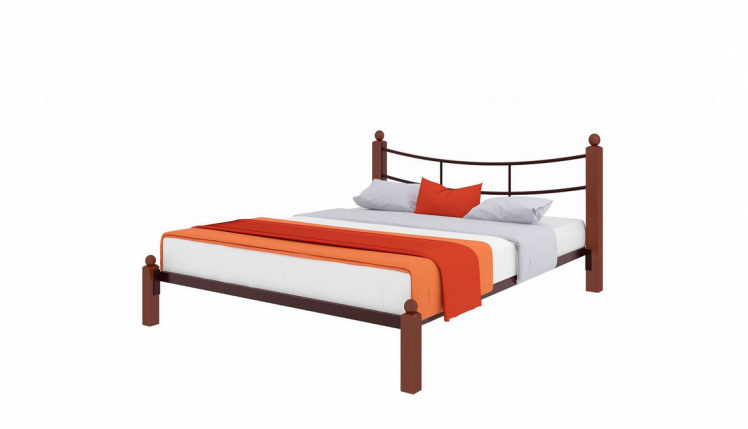 Кровать София 1800х1900 Коричневая_0