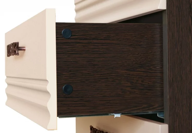 Комод Катрин 92.18 Дуб венге Белый песок Браун вуд_6