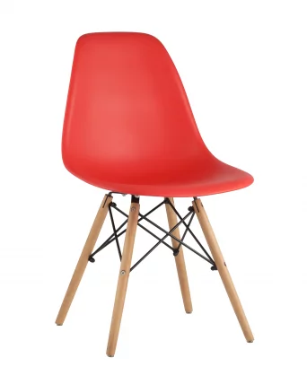 Стул Еамес ДСВ 4 шт. Красный / Eames DSW_0