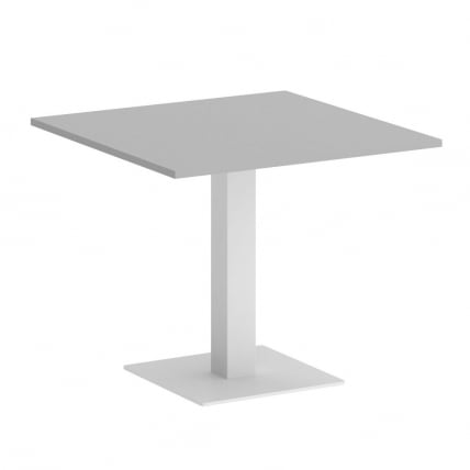 Стол журнальный квадратный HOME OFFICE VR.SP-5-90.2 Серый/Белый металл_0