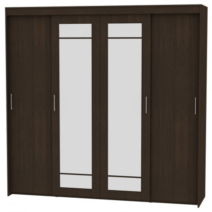 Шкаф-купе T-5-230х235х60-M(Венге-5)_0