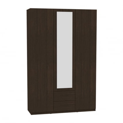 Шкаф распашный R-198х135х45-2-PO-M(Венге)_0