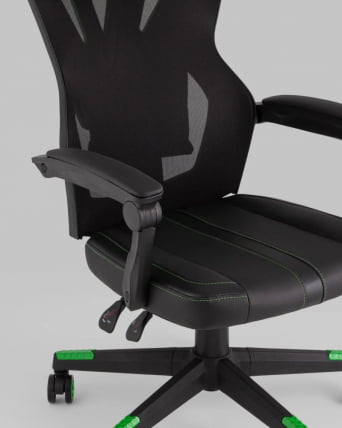 Кресло спортивное TopChairs Айронхайд Зеленый_3