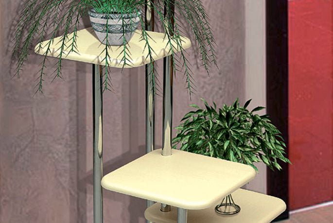 Подставка под цветы В-3 (Клен)_1