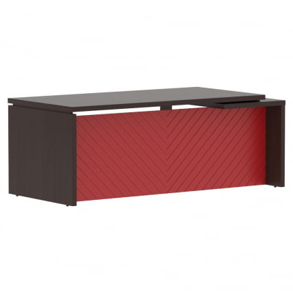 Стол руководителя левый Torr LUX TLCT 209 L Венге Магия Красный_0