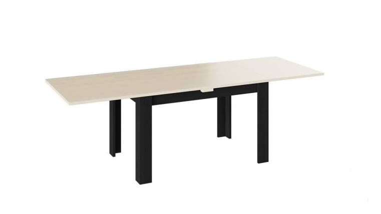 Стол обеденный Хьюстон тип 2 Черный/Северное дерево светлое_1