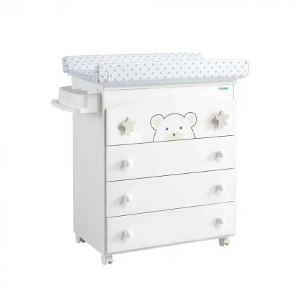 Комод пеленальный Micuna Bubu B-970 White Beige Stars_1