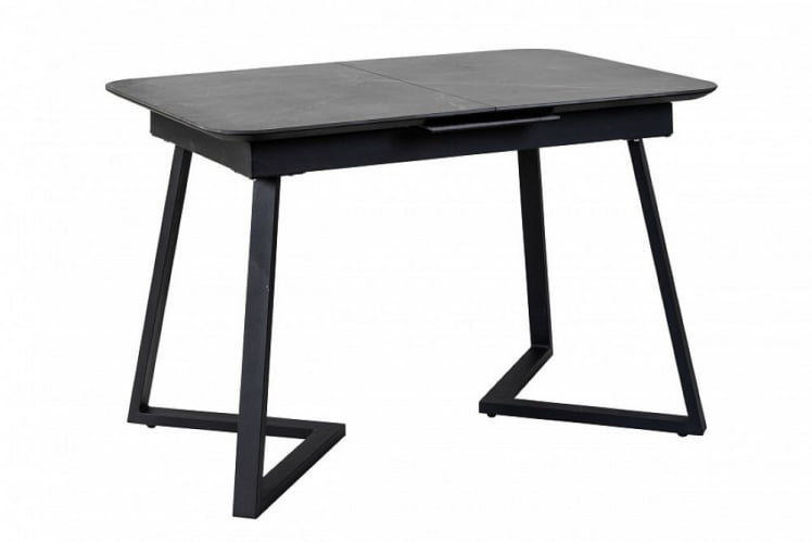 Стол Роналдо раздвиж. 120-160 Темный мрамор/Бабочка_0