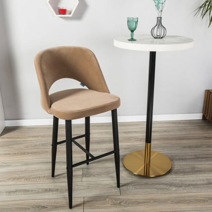 Кресло Бар. Lars Б Diag beige/черный_5