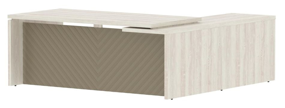 Стол руководителя левый Torr LUX TLCT 2020 L Сосна Эдмонд Капучино_0