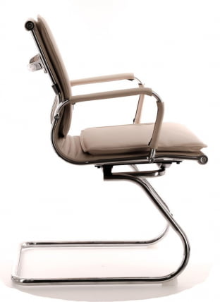 Кресло для посетителей Nerey CF экокожа Бежевый_2