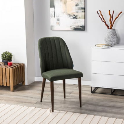 Стул Alen темно-зеленый/т. орех_7