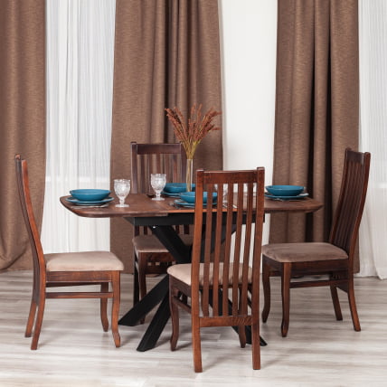 Стул DOLCE мягкое сидение бук, 40х46х100см, Tobacco, велюр, Tenerife mocca_9