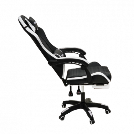 Кресло 892-1 цвет черный/белый с массажем 892-1-black-white-mass_5