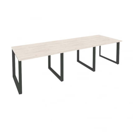 Стол переговорный (3 столешницы) ONIX O.MO-PRG-3.1 Денвер Светлый/Антрацит_0