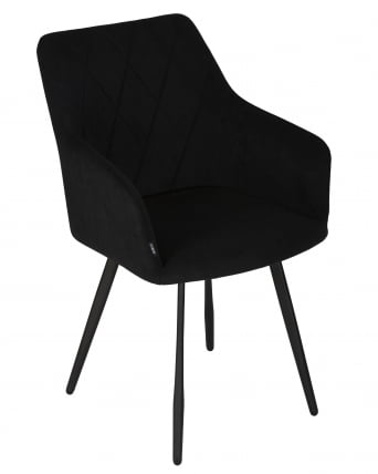 Стул обеденный DOBRIN ROBY велюр Catania Black_6